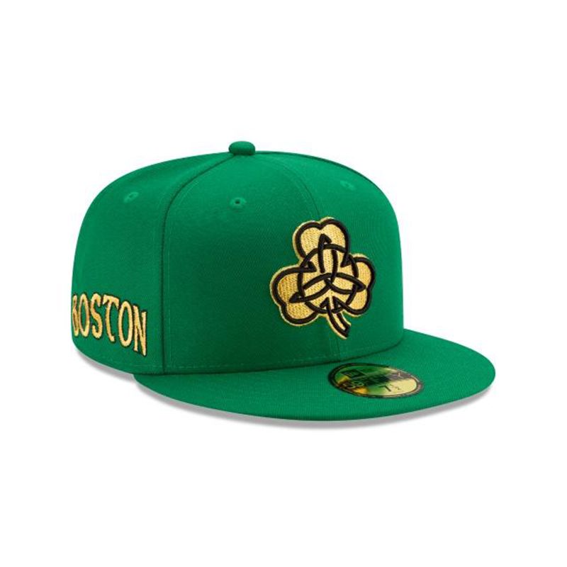 NBA Boston Celtics 2019 Authentics City Series Alt 59Fifty Fitted (KBB1012) - Green New Era Caps